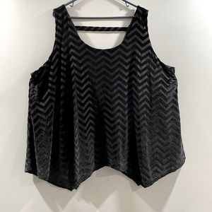 Lane Bryant black tank top in a women’s 26/28